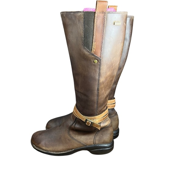 Merrell Captiva Strap Cinnamon Tall Leather Boots Size 7 - Picture 4 of 10